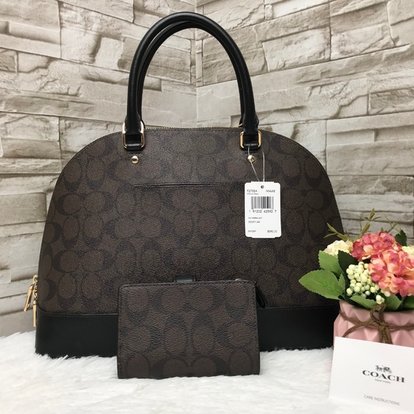 👜COACH SET🌺SIERRA SATCHEL &  ZIP WALLET - Picture 3 of 8